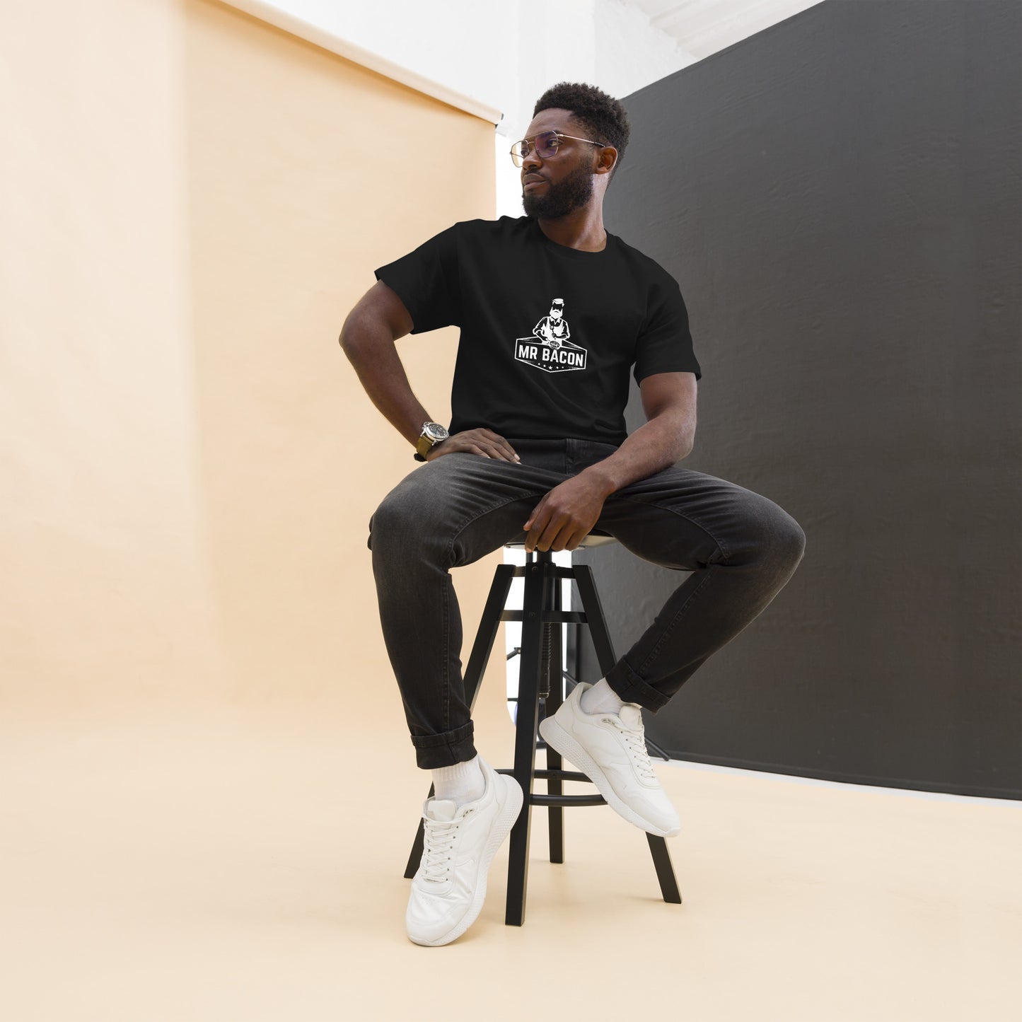 MR BACON メンズ クラシックTシャツ
