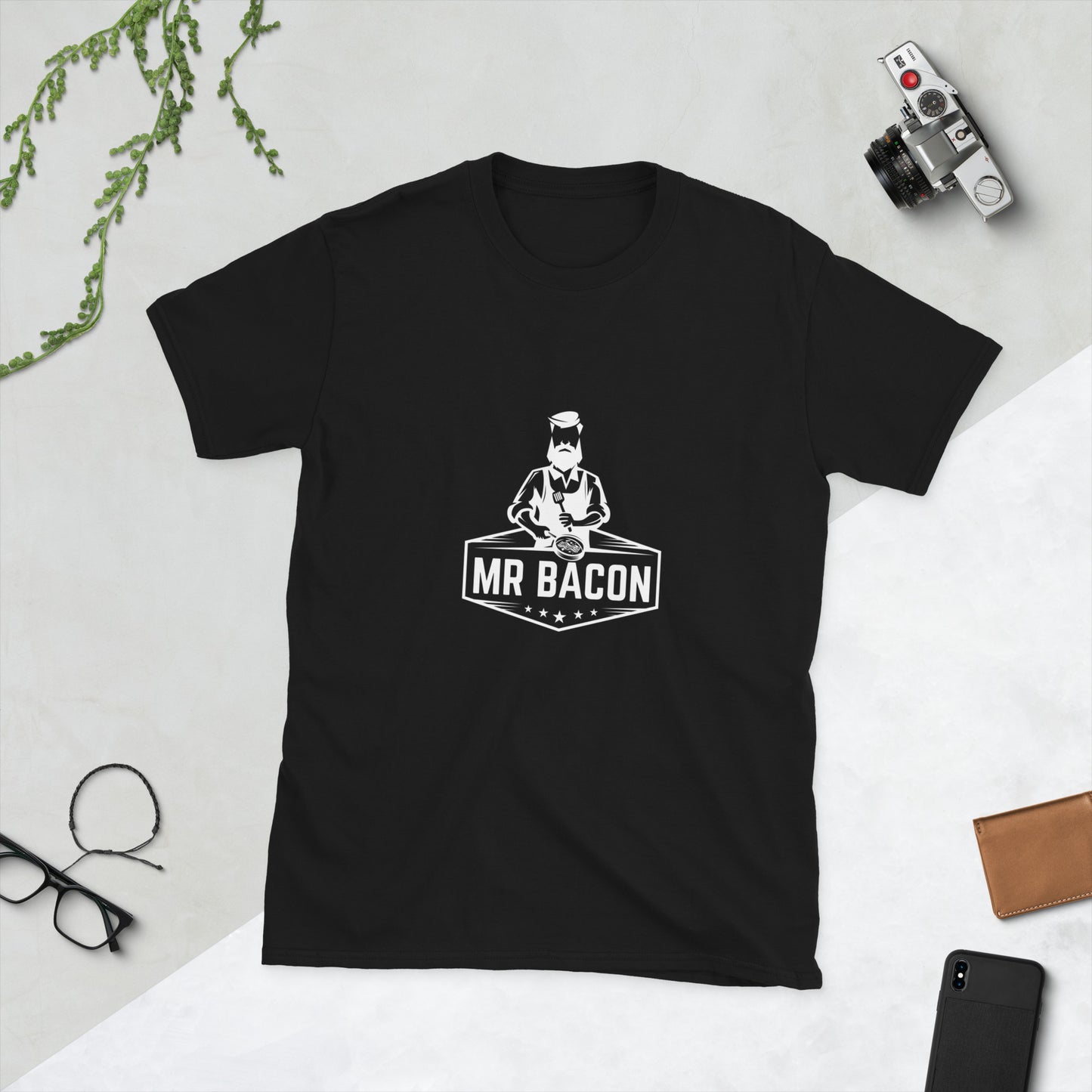 MR BACON 半袖ユニセックスTシャツ