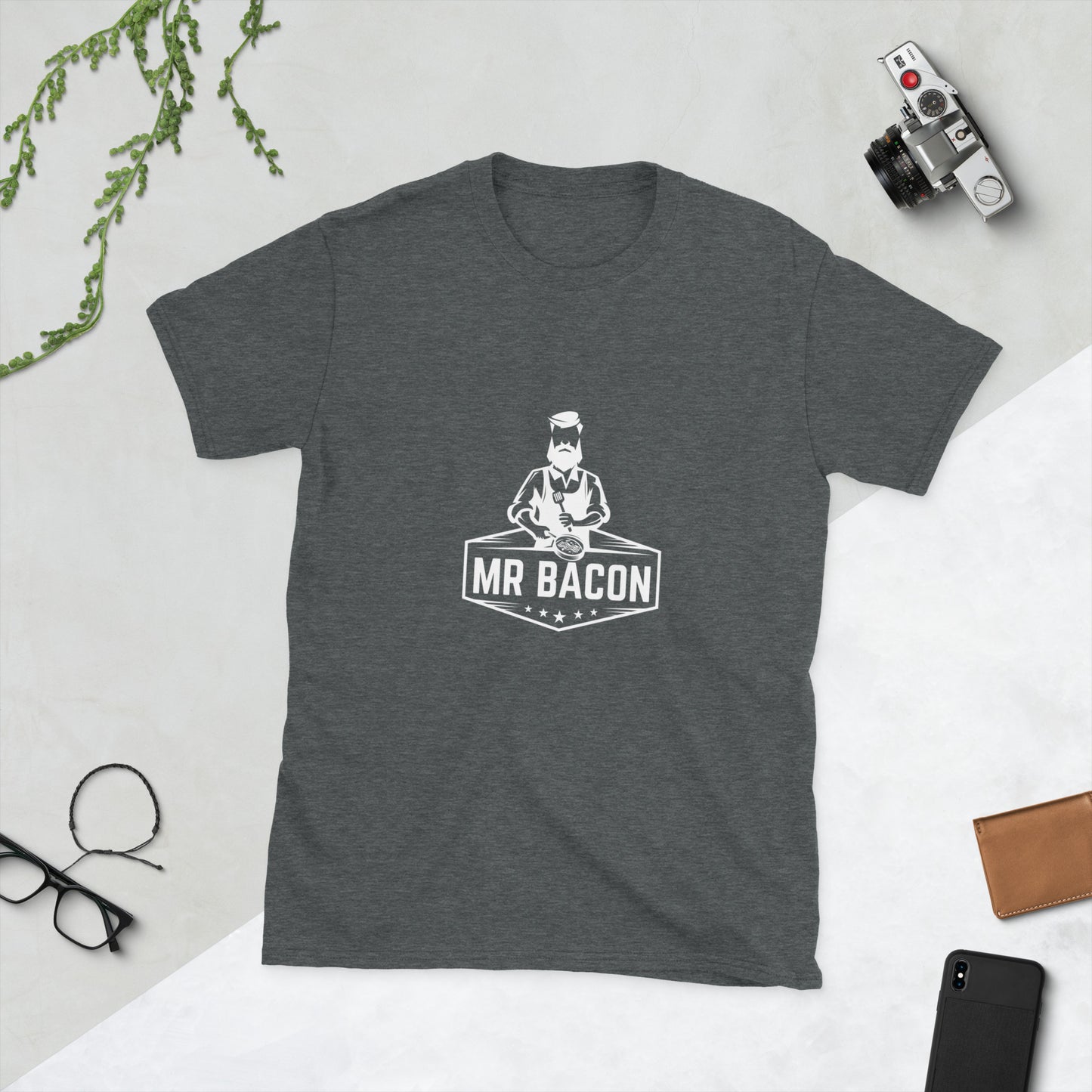 MR BACON 半袖ユニセックスTシャツ