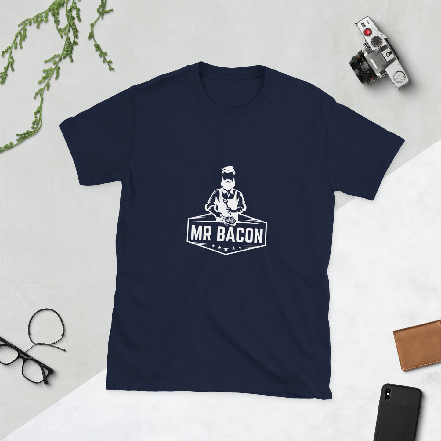 MR BACON 半袖ユニセックスTシャツ