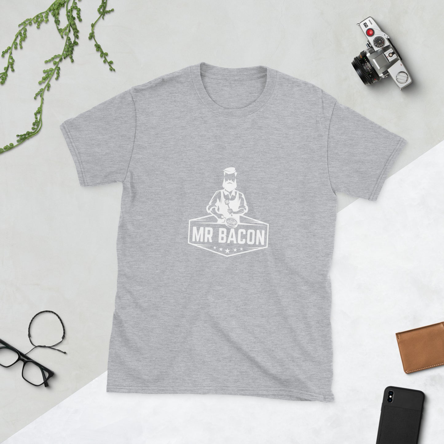 MR BACON 半袖ユニセックスTシャツ
